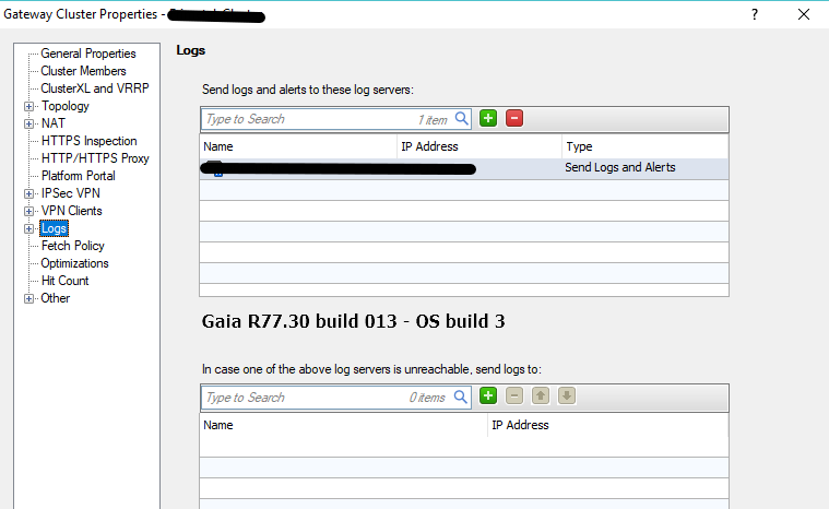 Gaia R77.30 build 013 - OS build 3